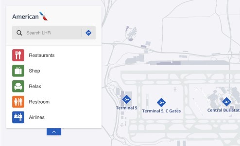 Interactive airport map for LHR